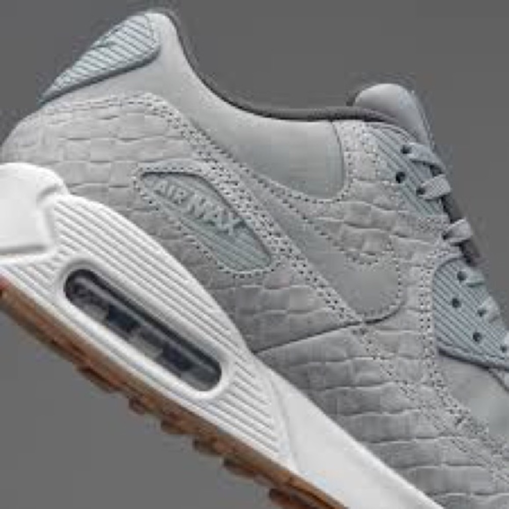 Nike WMNS Air Max 90 Premium Grey Midnight Fog - Picture 5 of 6